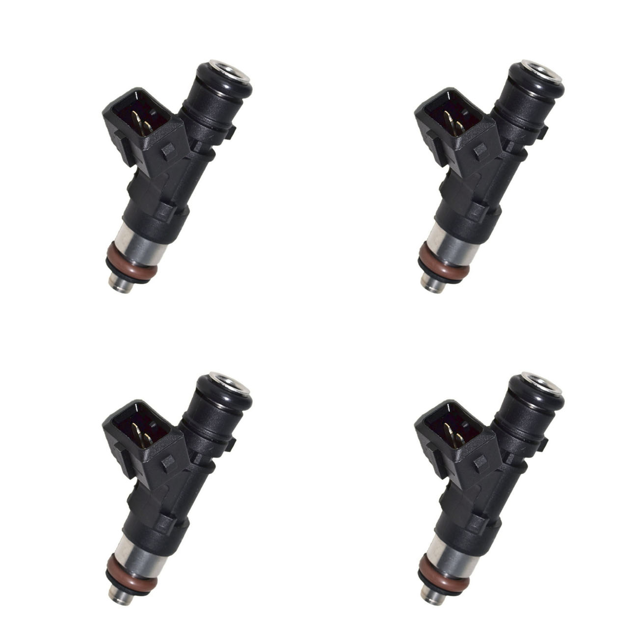 Kit 4 Inyectores Fiat 500 Doblo Alfa Romeo Mito 1.4